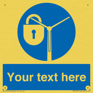 Custom mandatory lock rotor blades